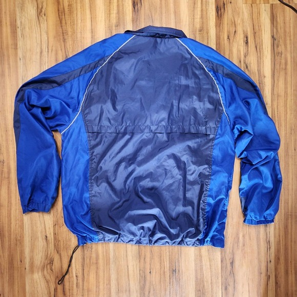 Men's Large Vintage Starter Jacket Windbreaker Midnight Navy - Picture 2 of 10